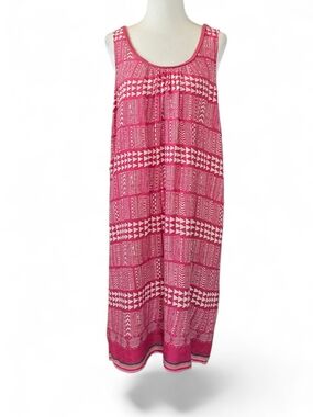 Lucky Brand Pink Printed Sleeveless Maxi Dress